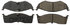 102.07300 by CENTRIC - C-Tek Semi-Metallic Brake Pads with Shims