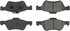 102.10471 by CENTRIC - C-Tek Semi-Metallic Brake Pads with Shims