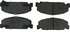 106.02730 by CENTRIC - Posi Quiet Extended Wear Brake Pads with Shims and Hardware