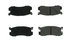 102.04000 by CENTRIC - C-Tek Semi-Metallic Brake Pads with Shims