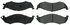 106.05760 by CENTRIC - Posi Quiet Extended Wear Brake Pads with Shims and Hardware