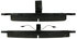 106.05910 by CENTRIC - Posi Quiet Extended Wear Brake Pads with Shims and Hardware