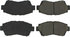 106.04761 by CENTRIC - Posi Quiet Extended Wear Brake Pads with Shims and Hardware