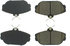 106.06010 by CENTRIC - Posi Quiet Extended Wear Brake Pads with Shims and Hardware