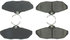 106.05990 by CENTRIC - Posi Quiet Extended Wear Brake Pads with Shims and Hardware