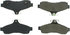 106.06280 by CENTRIC - Posi Quiet Extended Wear Brake Pads with Shims and Hardware