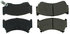 106.06680 by CENTRIC - Posi Quiet Extended Wear Brake Pads with Shims and Hardware