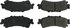 106.07920 by CENTRIC - Posi Quiet Extended Wear Brake Pads with Shims and Hardware