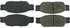 106.08050 by CENTRIC - Posi Quiet Extended Wear Brake Pads with Shims and Hardware