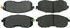 106.08150 by CENTRIC - Posi Quiet Extended Wear Brake Pads with Shims and Hardware