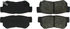 106.08130 by CENTRIC - Posi Quiet Extended Wear Brake Pads with Shims and Hardware