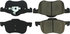 106.07940 by CENTRIC - Posi Quiet Extended Wear Brake Pads with Shims and Hardware