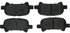 106.08281 by CENTRIC - Posi Quiet Extended Wear Brake Pads with Shims and Hardware