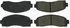 106.08330 by CENTRIC - Posi Quiet Extended Wear Brake Pads with Shims and Hardware