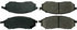 106.08881 by CENTRIC - Posi Quiet Extended Wear Brake Pads with Shims and Hardware