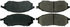 106.08880 by CENTRIC - Posi Quiet Extended Wear Brake Pads with Shims and Hardware