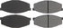 300.02070 by CENTRIC - Centric Premium Semi-Metallic Brake Pads with Shims and Hardware