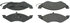 300.02570 by CENTRIC - Centric Premium Semi-Metallic Brake Pads with Shims and Hardware