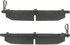 300.03110 by CENTRIC - Centric Premium Semi-Metallic Brake Pads with Shims