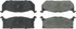 Centric 300.02960 Disc Brake Pad Set Centric Premium Semi-Metallic Brake Pads with Shims