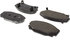 300.03540 by CENTRIC - Centric Premium Semi-Metallic Brake Pads with Shims and Hardware