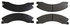 106.14110 by CENTRIC - Posi Quiet Extended Wear Brake Pads with Shims and Hardware