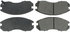 300.04700 by CENTRIC - Centric Premium Semi-Metallic Brake Pads with Shims and Hardware