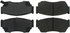 300.05100 by CENTRIC - Centric Premium Semi-Metallic Brake Pads with Shims and Hardware