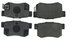 300.05370 by CENTRIC - Centric Premium Semi-Metallic Brake Pads with Shims and Hardware