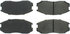 300.06020 by CENTRIC - Centric Premium Semi-Metallic Brake Pads with Shims and Hardware