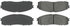 300.06220 by CENTRIC - Centric Premium Semi-Metallic Brake Pads with Shims