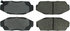 300.04090 by CENTRIC - Centric Premium Semi-Metallic Brake Pads with Shims and Hardware