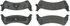 300.06250 by CENTRIC - Centric Premium Semi-Metallic Brake Pads with Shims and Hardware