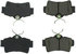 300.06271 by CENTRIC - Premium Semi-Metallic Brake Pads with Shims and Hardware