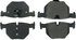 300.06831 by CENTRIC - Centric Premium Semi-Metallic Brake Pads with Shims and Hardware