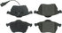 300.06871 by CENTRIC - Centric Premium Semi-Metallic Brake Pads with Shims and Hardware