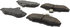 300.07240 by CENTRIC - Centric Premium Semi-Metallic Brake Pads with Shims