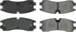 300.07540 by CENTRIC - Centric Premium Semi-Metallic Brake Pads with Shims and Hardware