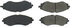 300.07970 by CENTRIC - Centric Premium Semi-Metallic Brake Pads with Shims and Hardware