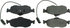 300.08010 by CENTRIC - Centric Premium Semi-Metallic Brake Pads with Shims and Hardware