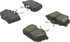 300.08380 by CENTRIC - Centric Premium Semi-Metallic Brake Pads with Shims