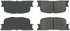 300.08850 by CENTRIC - Centric Premium Semi-Metallic Brake Pads with Shims and Hardware