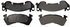 300.06141 by CENTRIC - Centric Premium Semi-Metallic Brake Pads with Shims and Hardware