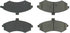 300.09410 by CENTRIC - Centric Premium Semi-Metallic Brake Pads with Shims and Hardware