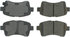 300.09370 by CENTRIC - Centric Premium Semi-Metallic Brake Pads with Shims and Hardware