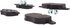 300.09720 by CENTRIC - Centric Premium Semi-Metallic Brake Pads with Shims and Hardware