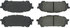 300.10040 by CENTRIC - Centric Premium Semi-Metallic Brake Pads with Shims and Hardware