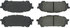 300.10040 by CENTRIC - Premium Semi-Metallic Brake Pads with Shims and Hardware