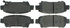 300.09950 by CENTRIC - Centric Premium Semi-Metallic Brake Pads with Shims and Hardware