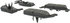 Centric 300.10120 Disc Brake Pad Set Centric Premium Semi-Metallic Brake Pads with Shims and Hardware
